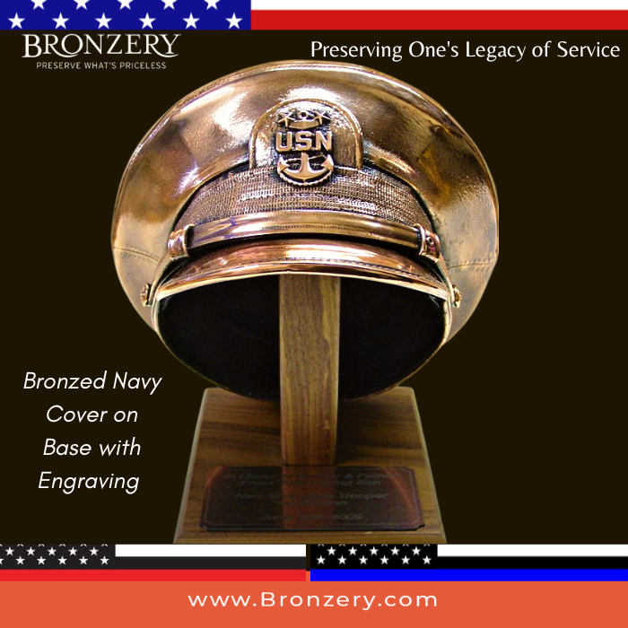 Bronzed Navy Cover on Base